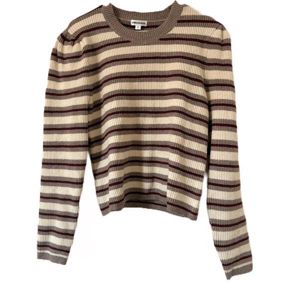 Vigoss Striped Sweater Size Large NWT - Picture 1 of 7